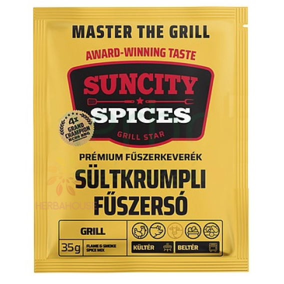 Obrázek pro SunCity Prémiový BBQ koření na pečené brambory – grilovací směs na bramborové přílohy (35g)