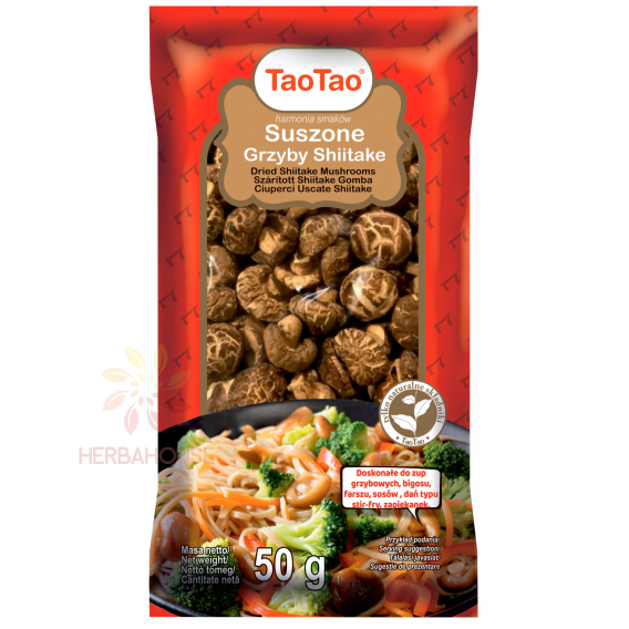Obrázek pro TaoTao Sušené shiitake houby (50g)