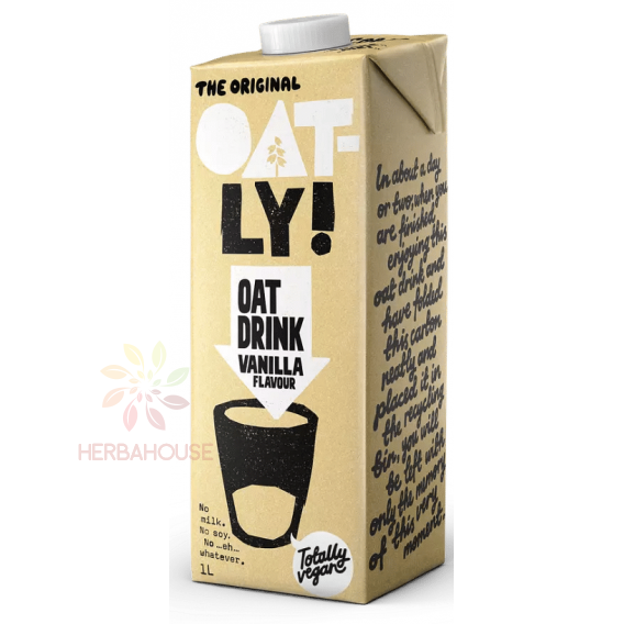 Obrázek pro Oatly Ovesný nápoj s vanilkovou příchutí (1000ml)