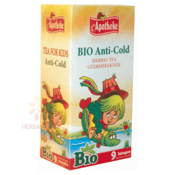 Obrázek pro Apotheke Anti-Cold Bio Dětský bylinný čaj při nachlazení (30g)