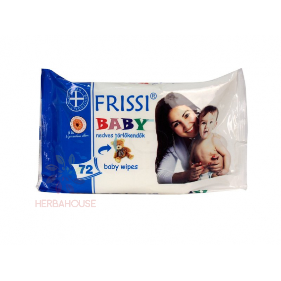 Obrázek pro Frissi Baby dětské vlhčené čistící ubrousky (72ks)
