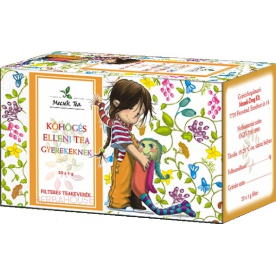 Obrázek pro Mecsek Porcovaná bylinková čajová směs proti kašli pro děti (20ks)