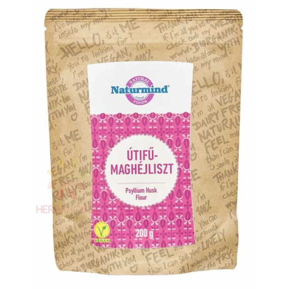 Obrázek pro Naturmind Mouka ze psylliových slupek (Psyllium mouka) (200g)