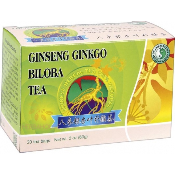 Obrázek pro Dr.Chen Čajová směs Ginseng, Ginkgo a zelený čaj porcovaný (20ks)