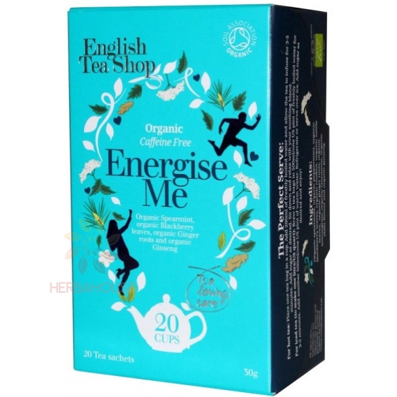 Obrázek pro English Tea Shop Bio Energise Me Energizující čaj (20ks)