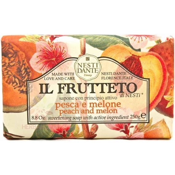 Obrázek pro Nesti Dante Il Frutteto mýdlo meloun a broskev (250g)
