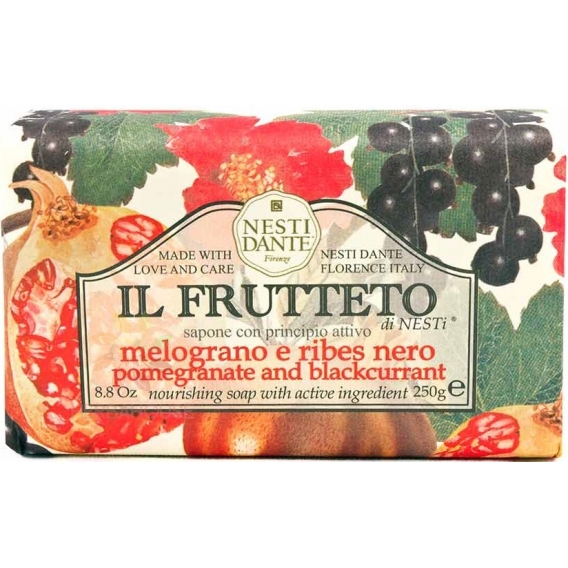 Obrázek pro Nesti Dante Il Frutteto mýdlo granátové jablko a černý rybíz (250g)