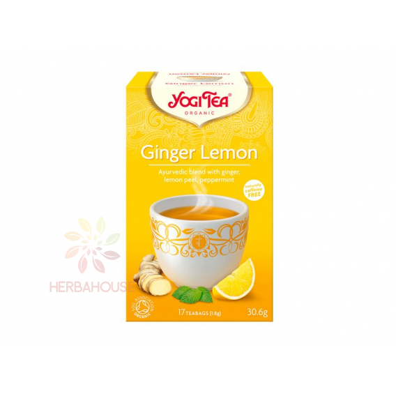 Obrázek pro Yogi Tea® Bio Ajurvédský čaj zázvor a citron (17ks)