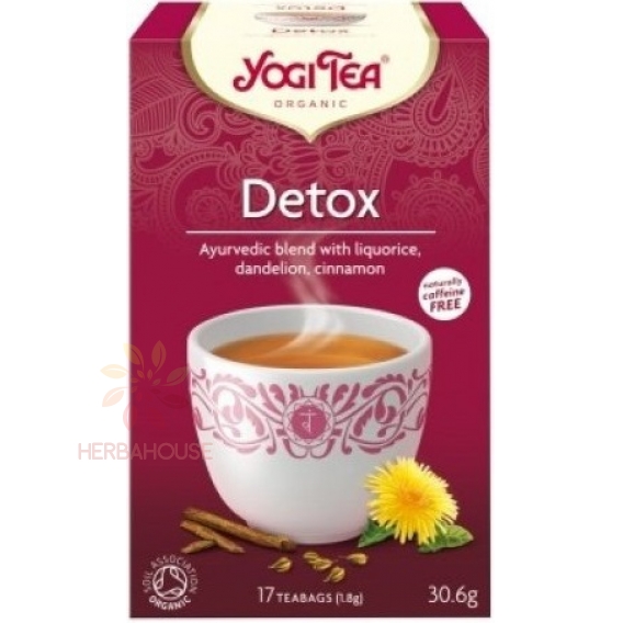 Obrázek pro Yogi Tea® Bio Ajurvédský čaj Detox (17ks)