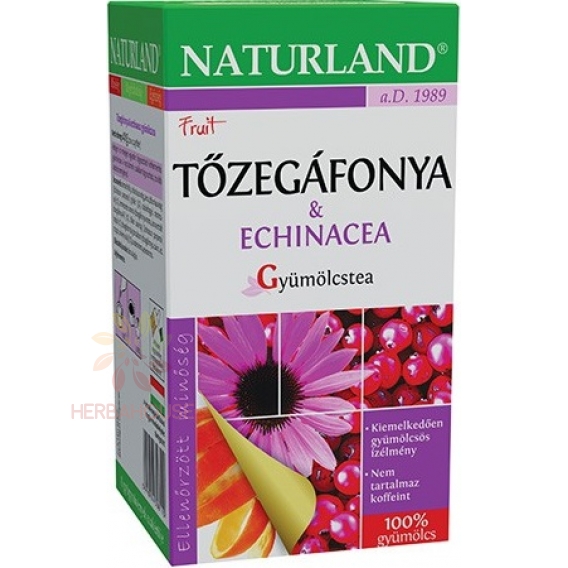 Obrázek pro Naturland Porcovaný čaj brusinka a echinacea (20ks)