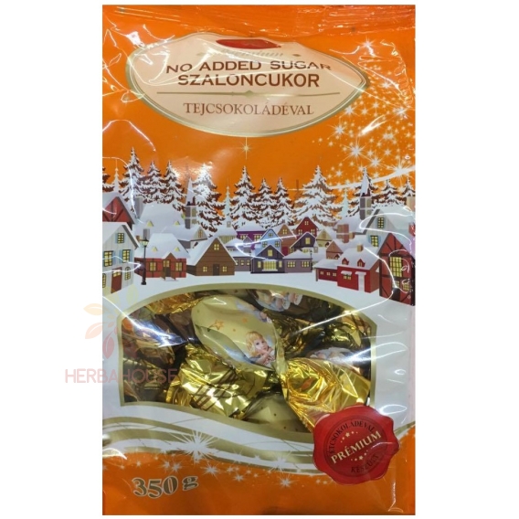 Obrázek pro Microse Salonky plněné oříškovým a mléčným krémem v mléčné čokoládě bez přidaného cukru (350g)