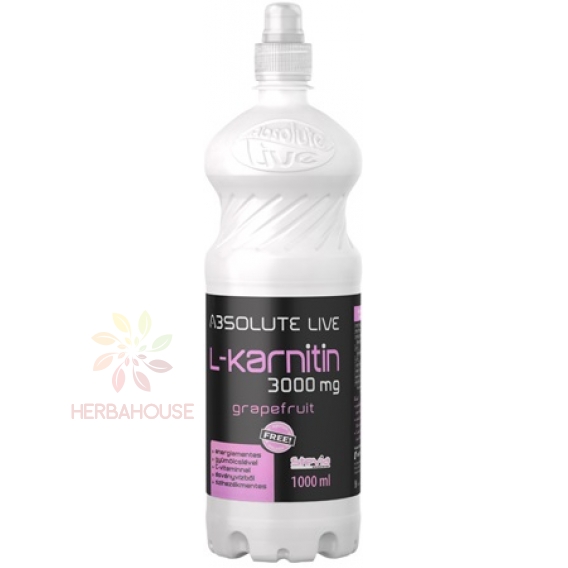 Obrázek pro Absolute Live L-Karnitin nesycený nápoj s grapefruitovou příchutí bez cukru (1000ml)