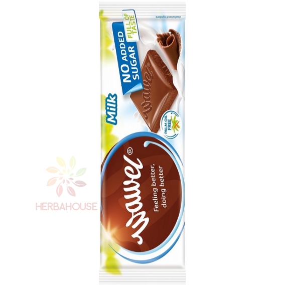 Obrázek pro Wawel Mléčná čokoláda bez cukru (30g)