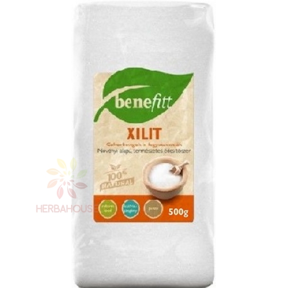 Obrázek pro Benefitt Xylitol Březový cukr přírodní sladidlo (500g)
