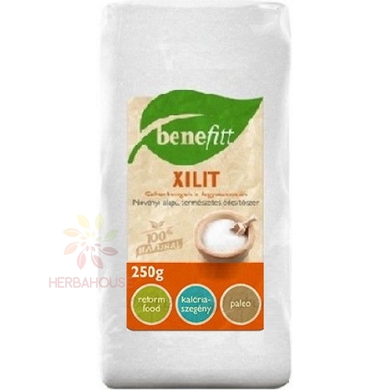 Obrázek pro Benefitt Xylitol Březový cukr přírodní sladidlo (250g)