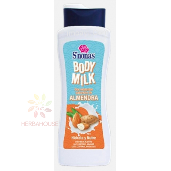 Obrázek pro S´nonas Tělové mléko s mandlovým olejem (400ml)