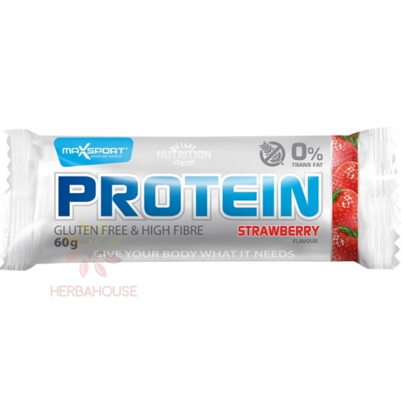 Obrázek pro Max Sport Protein bar jahodová příchuť (60g)