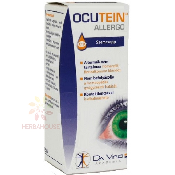 Obrázek pro Da Vinci Academia OCUTEIN Allergy oční kapky při očních alergiích (15ml)