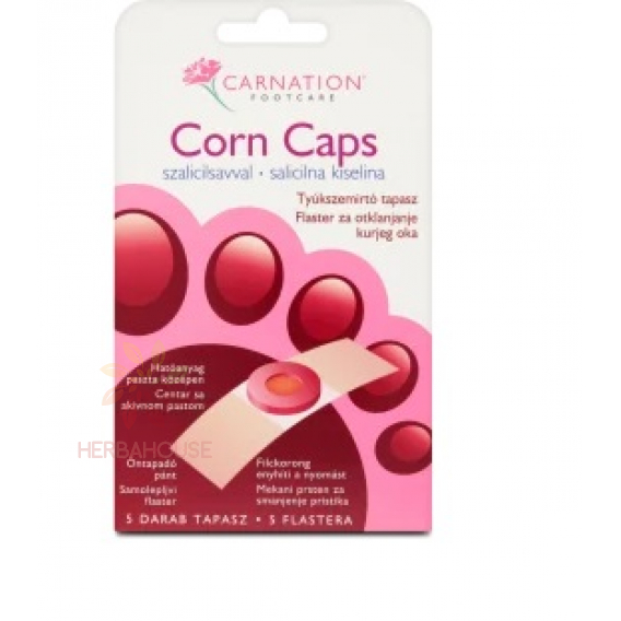Obrázek pro Carnation Corn Caps náplast na kuří oka (5ks)