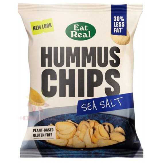 Obrázek pro EatReal Hummus chipsy s mořskou solí (45g)