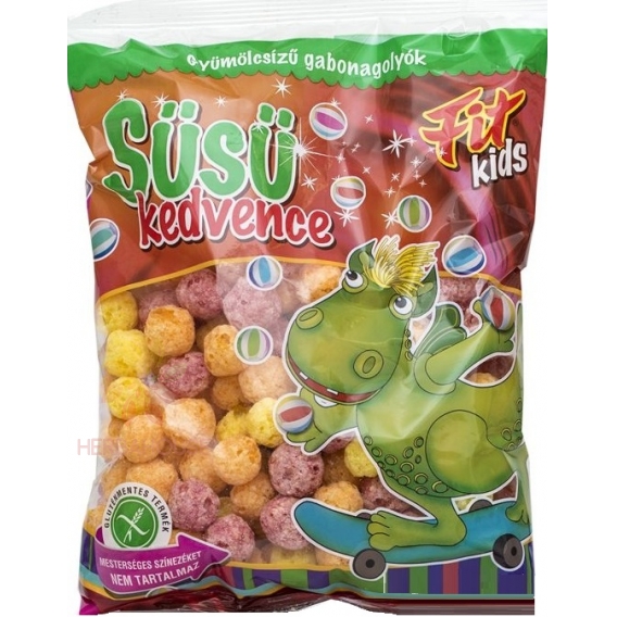 Obrázek pro Fit Kids Susumu bezlepkové obilninové kuličky s ovocnou příchutí (120g)