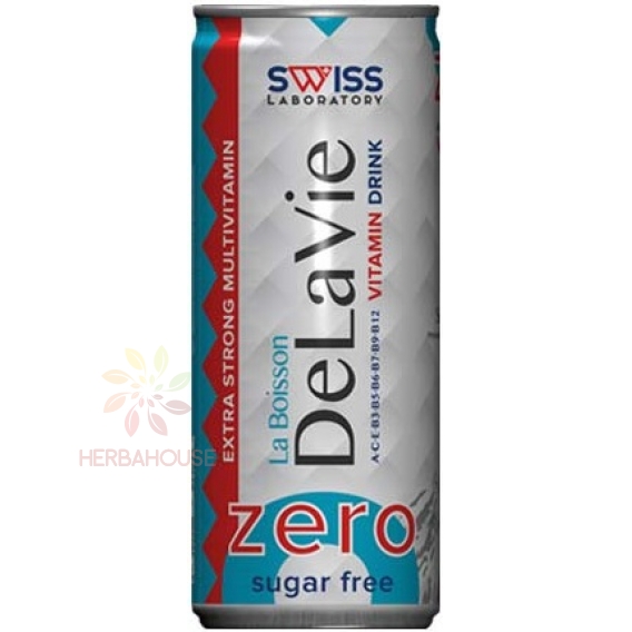 Obrázek pro Swiss Laboratory Delaval Zero Multivitamínový nesycený nápoj bez cukru (250ml)
