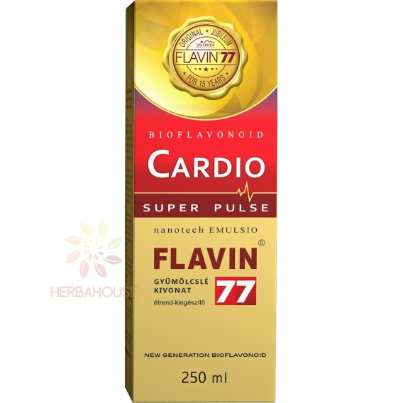 Obrázek pro Vita Crystal Flavin 77 Cardio Super Pulse ovocně bylinný sirup (250ml)