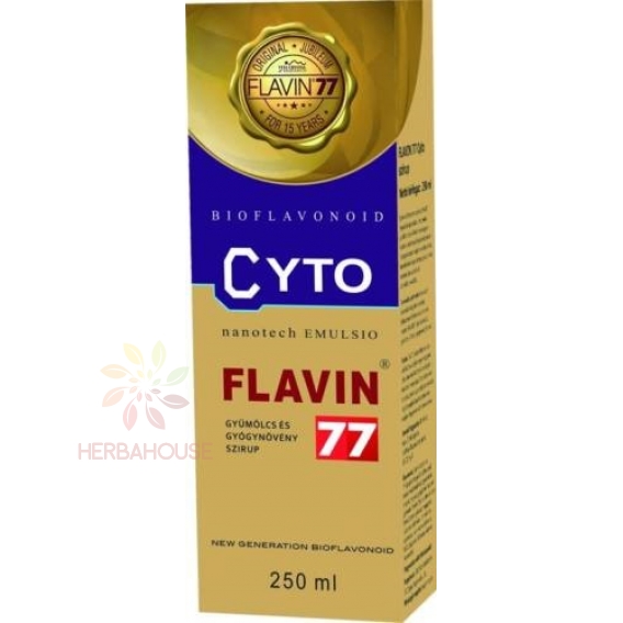 Obrázek pro Vita Crystal Flavin 77 Cyto ovocno-bylinný sirup (250ml)