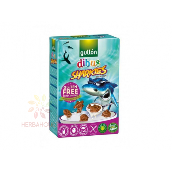 Obrázek pro Gullon shark bezlepkové kakaové sušenky (250g)