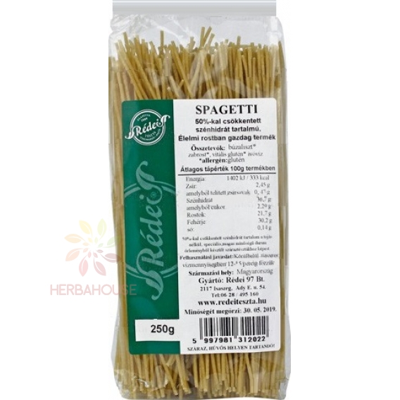 Obrázek pro Rede Těstoviny se sníženým obsahem sacharidů - špagety (250g)