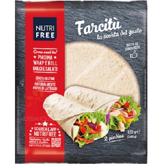 Obrázek pro Nutri Free Bezlepkové tortilla placky (120g)
