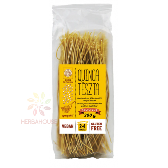 Obrázek pro Eden Prémium Bezlepkové quinoa - jáhlové těstoviny špagety (200g)