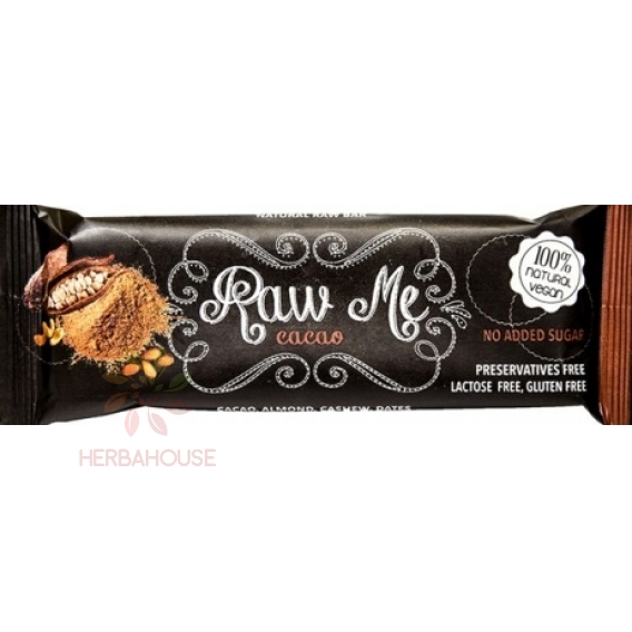 Obrázek pro Raw Me Ovocná tyčinka s příchutí kakaa (45g)