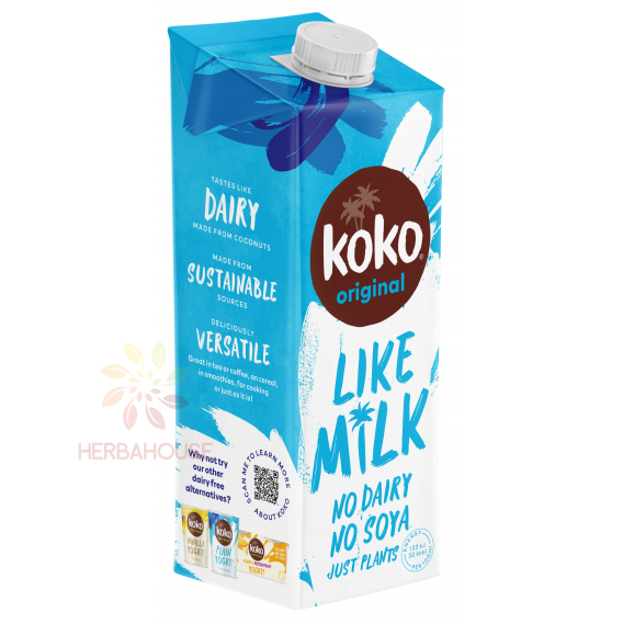 Obrázek pro Koko Dairy Free Kokosové mléko s vápníkem (1000ml)