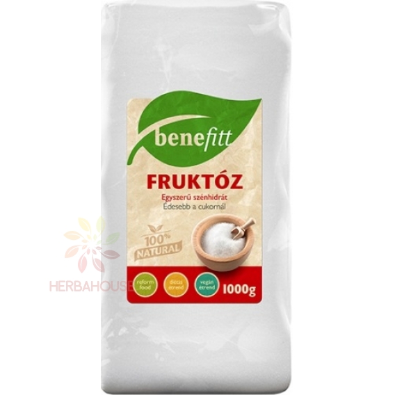 Obrázek pro Benefitt Fruktóza - ovocný cukr (1000g)