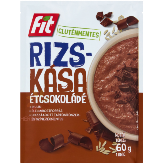 Obrázek pro Fit Bezlepková Rýžová kaše s čokoládou a inulinem (60g)