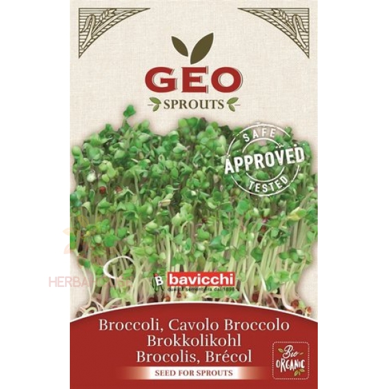 Obrázek pro Geo Bavicchi Bio Brokolicové semena na nakličování (13g)