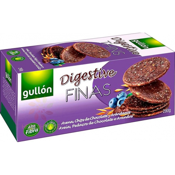 Obrázek pro Gullón Digestive Kakaové sušenky s čokoládovými kousky a borůvkami (270g)