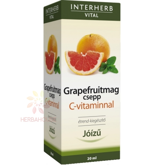 Obrázek pro Interherb Výtažek z grapefruitových jadérek s vitaminem C (20ml)