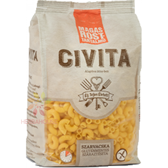 Obrázek pro Civita Bezlepkové kukuřičné těstoviny s vysokým obsahem vlákniny kolínka (450g)
