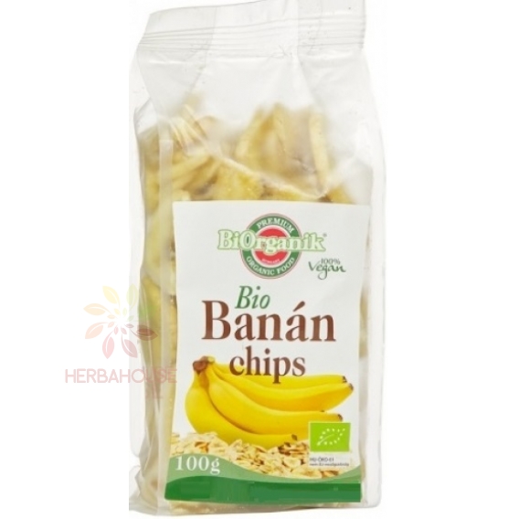 Obrázek pro Biorganik Bio Banánové chipsy (100g)