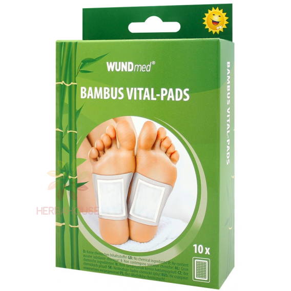 Obrázek pro WUNDmed® Vital-Pads Bambusové náplasti na chodidla (10ks)