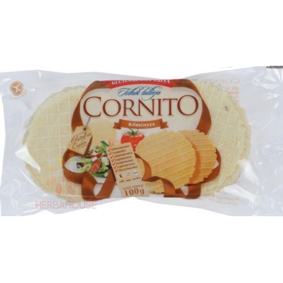 Obrázek pro Cornito Bezlepkové kukuřično - bramborové oplatky s kmínem (100g)