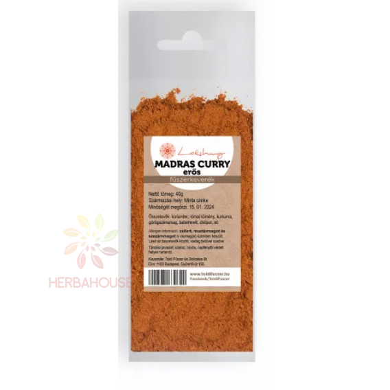 Obrázek pro Lakshmi Koření Madras curry ostré (40g)