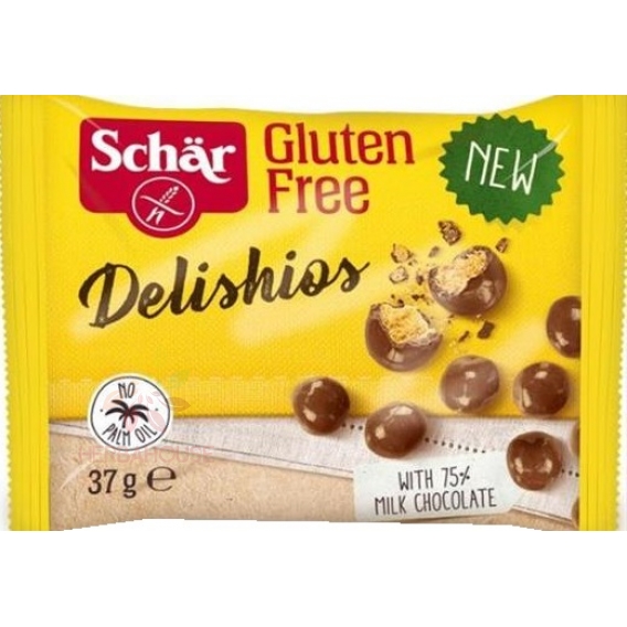 Obrázek pro Schär Delishios Bezlepkové kuličky v mléčné čokoládě (37g)