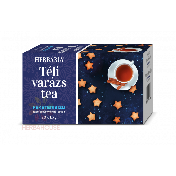 Obrázek pro Herbária Zimní kouzlo Ovocný čaj s příchutí černého rybízu porcovaný (20ks)