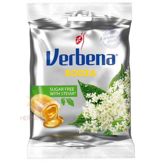 Obrázek pro Verbena Light bonbóny Bez + Vitamin C bez cukru (60g)