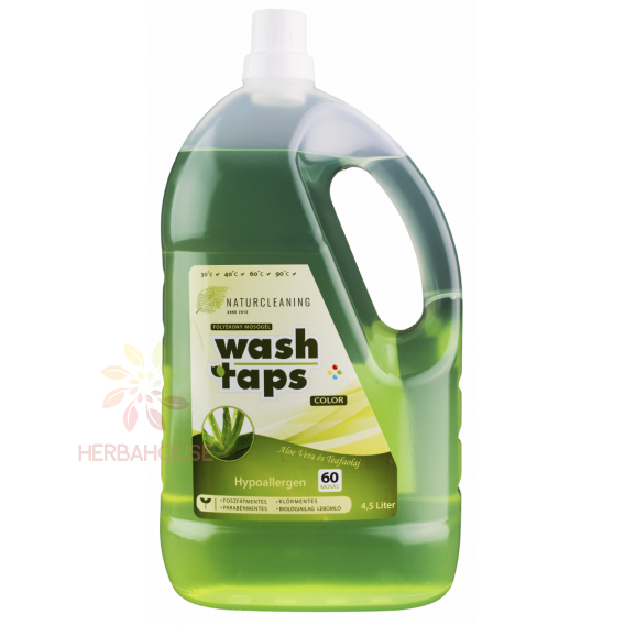 Obrázek pro Wash Taps EKO Hypoalergenní prací gel na barevné prádlo Aloe Vera a Tea Tree (4500ml)