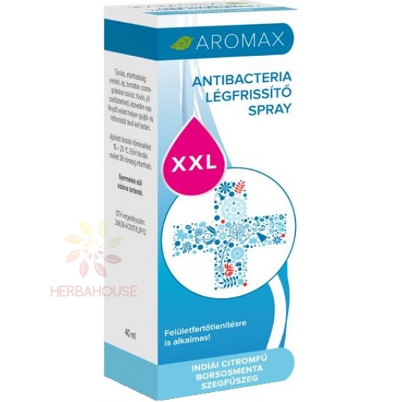 Obrázek pro Aromax Antibacteria Osvěžovač vzduchu ve spreji Citronová tráva, Máta, Hřebíček (40ml)
