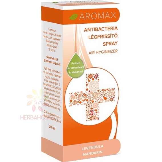 Obrázek pro Aromax Antibacteria Osvěžovač vzduchu ve spreji Levandule, Mandarinka (20ml)